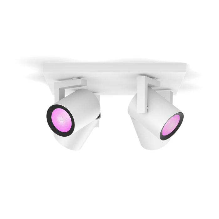 Philips Hue Argenta Quadruple Spotlight | RGBW Smart | 400lm White